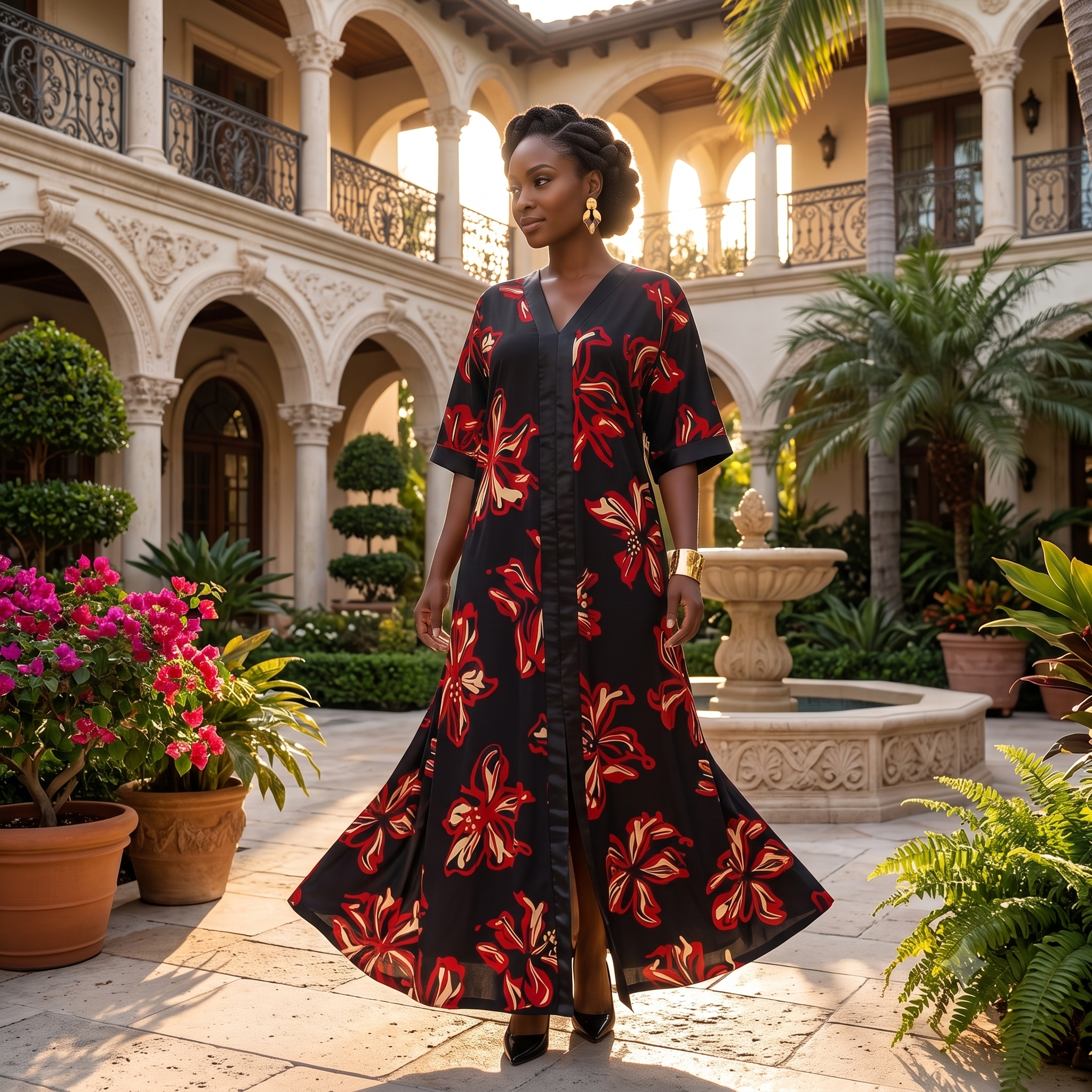 Nia™ Signature Maxi Kaftan Dress - Image 4